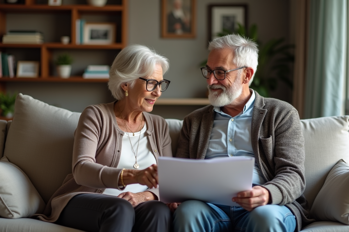 Femme et homme discutant d